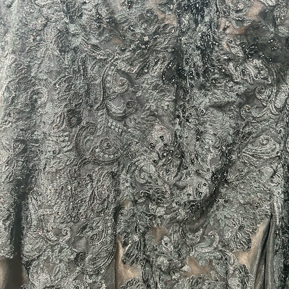 David’s bridal Black Embellished Wedding Gown - Picture 5 of 6